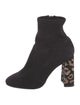 Sophia Webster Suede Crystal Embellishments Sock Boots