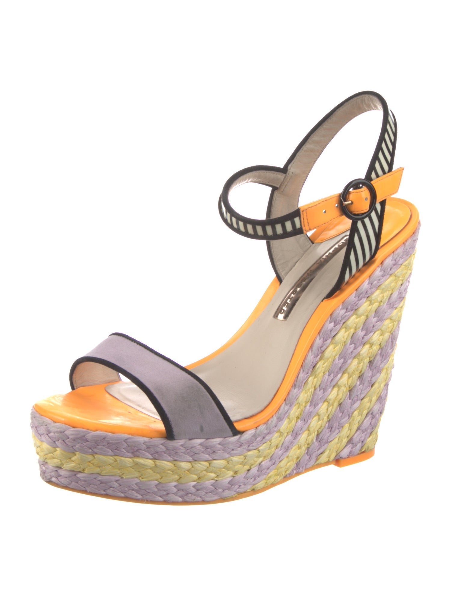 Sophia Webster Suede Printed Espadrilles