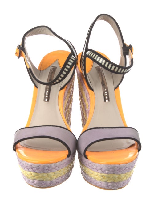 Sophia Webster Suede Printed Espadrilles
