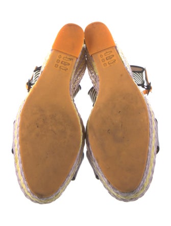 Sophia Webster Suede Printed Espadrilles