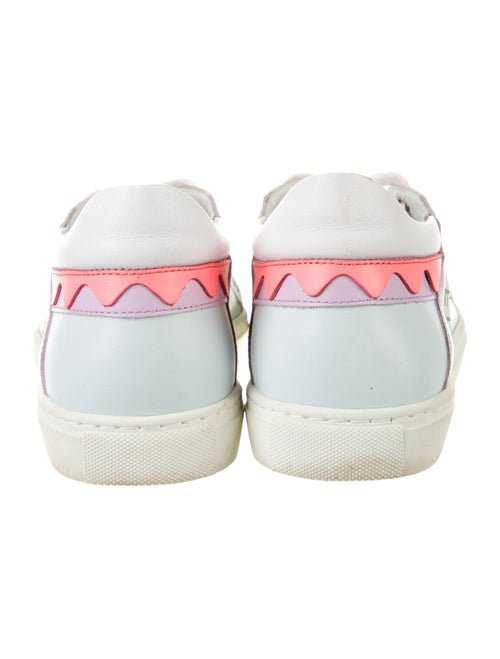 Sophia Webster Leather Printed Sneakers