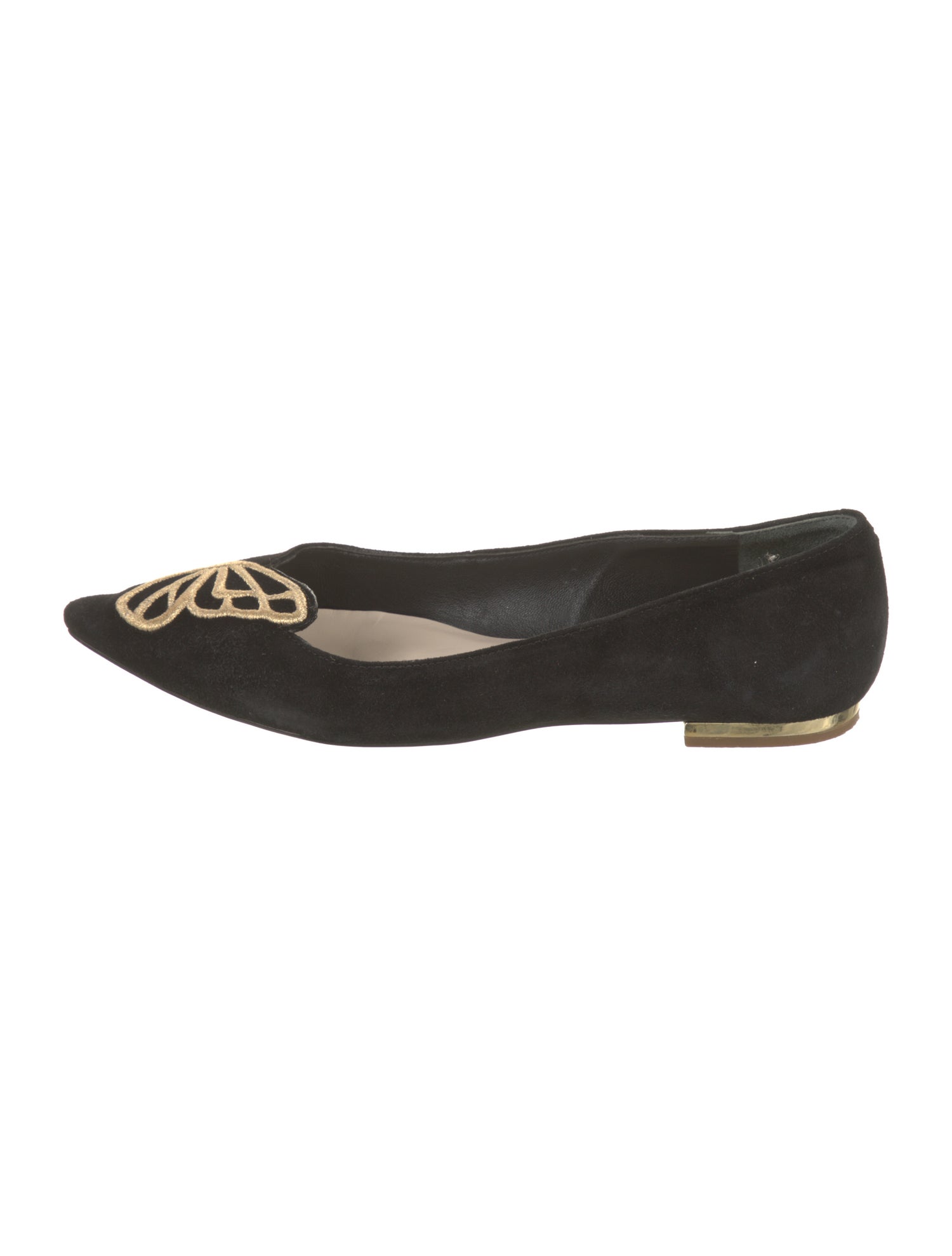 Sophia Webster Suede Graphic Print Flats