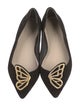 Sophia Webster Suede Graphic Print Flats