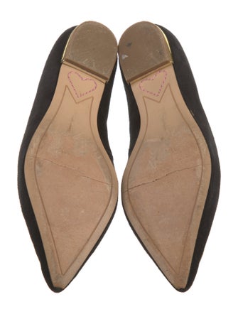 Sophia Webster Suede Graphic Print Flats