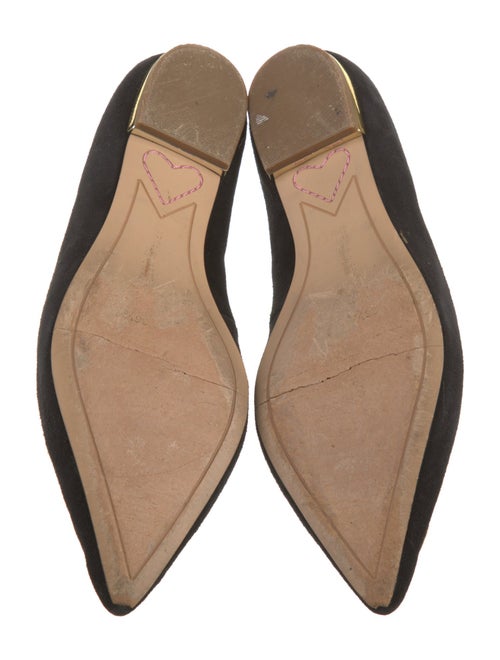 Sophia Webster Suede Graphic Print Flats
