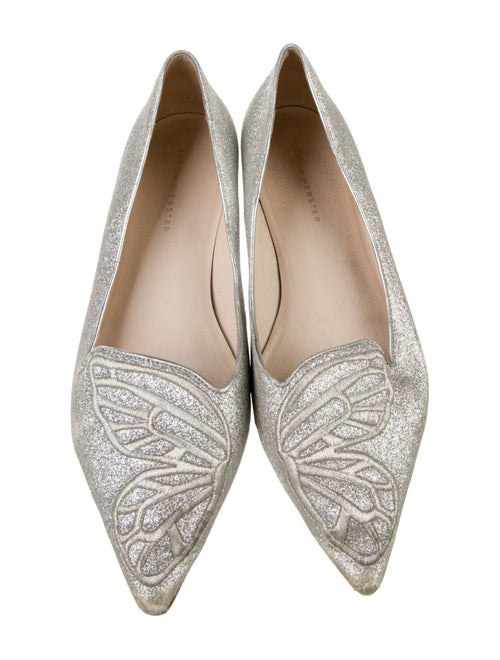 Sophia Webster Glitter Glitter Accents Ballet Flats