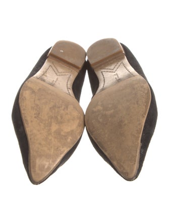 Sophia Webster Suede Embroidered Accent Flats