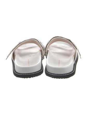 Sophia Webster Leather Graphic Print Slides