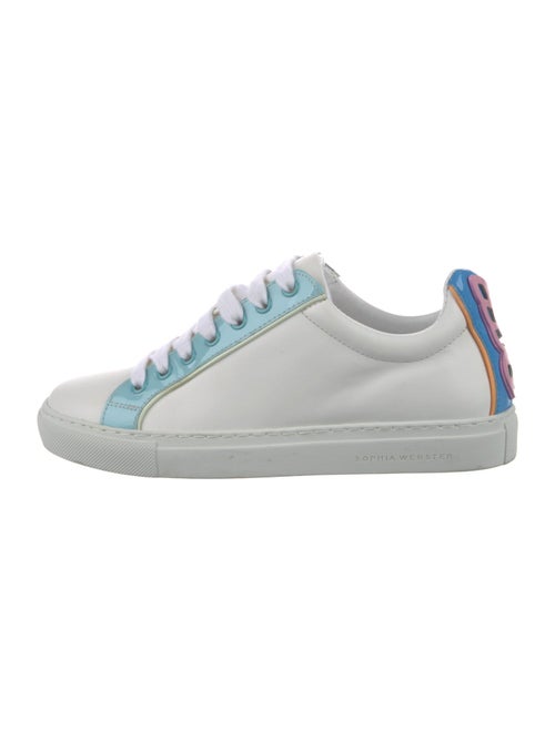 Sophia Webster Leather Printed Sneakers