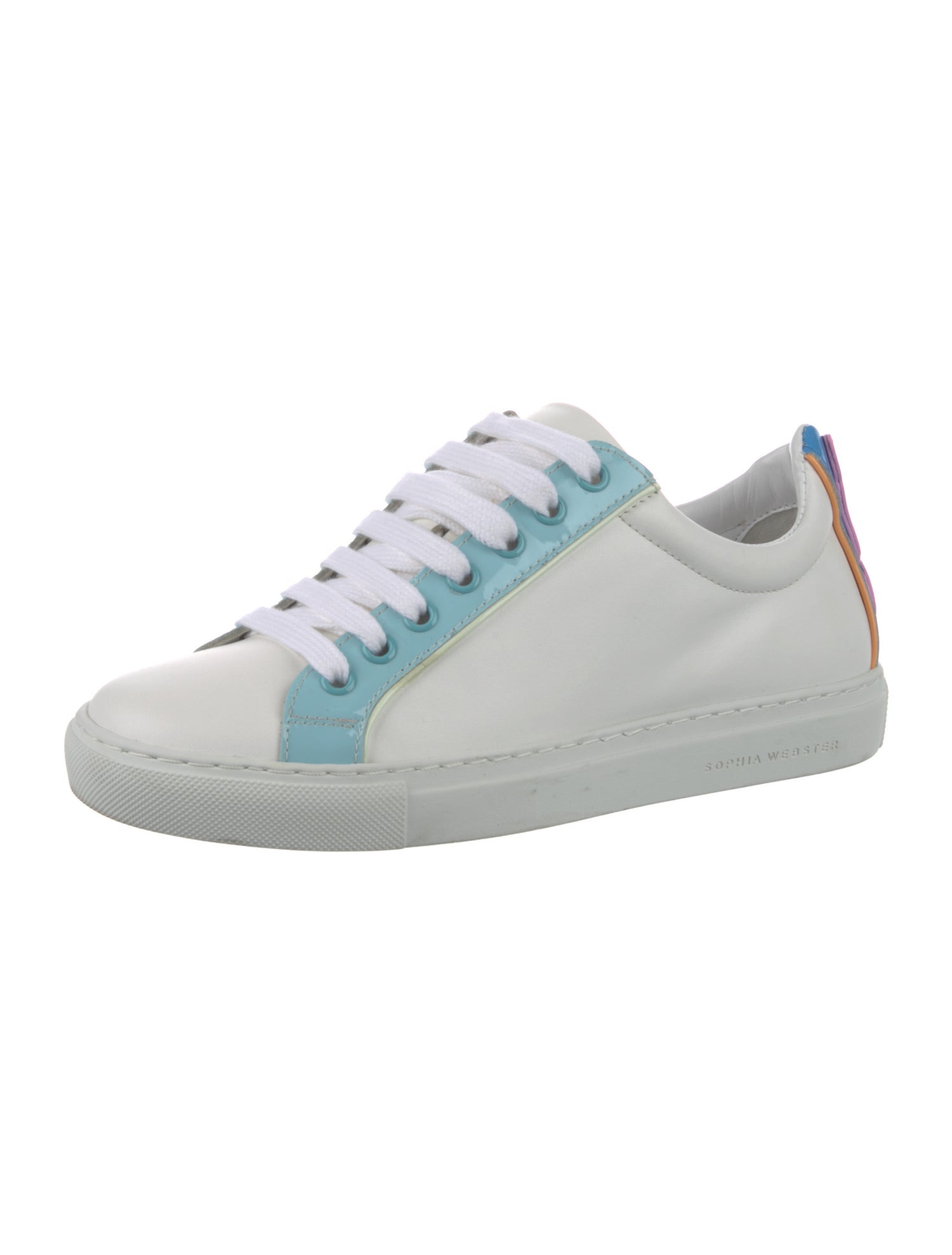 Sophia Webster Leather Printed Sneakers