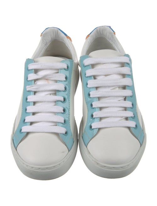 Sophia Webster Leather Printed Sneakers