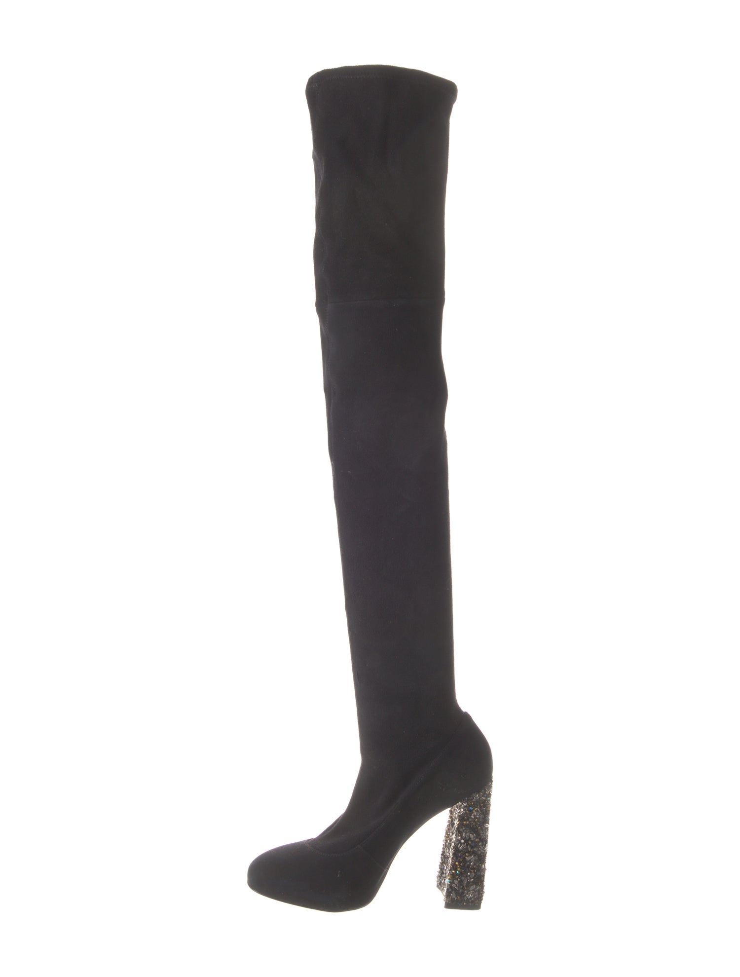 Sophia Webster Suede Sequin Embellishments Sock Boots