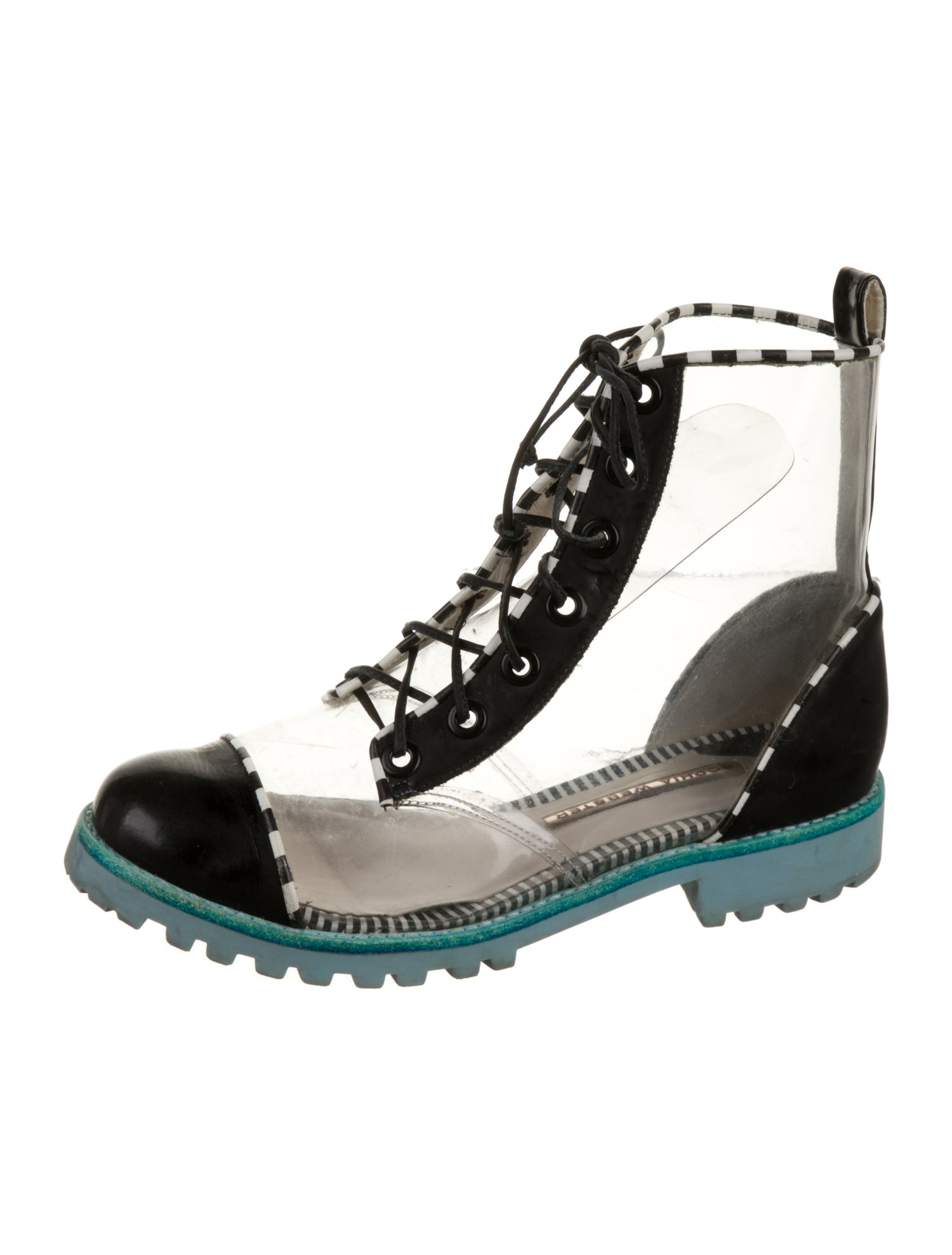 Sophia Webster PVC Combat Boots