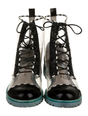 Sophia Webster PVC Combat Boots