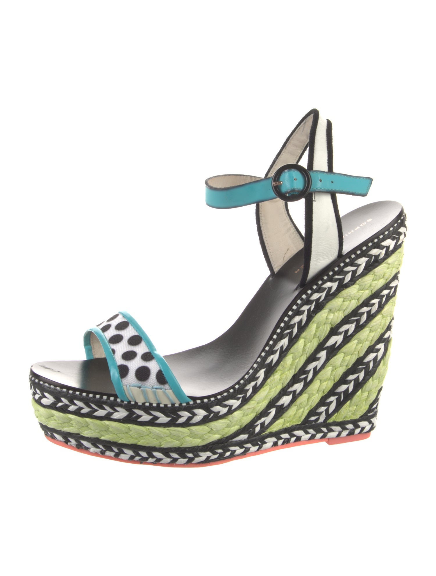 Sophia Webster Jute Patterned Espadrilles