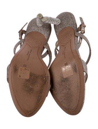 Sophia Webster Glitter Crystal Embellishments Sandals