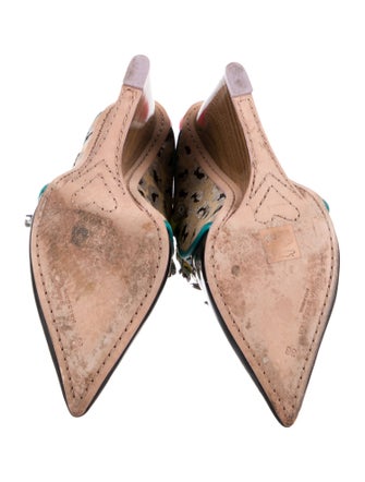 Sophia Webster Leather Patterned Mules