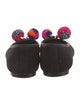 Sophia Webster Suede Pom-Pom Embellishments Flats