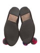 Sophia Webster Suede Pom-Pom Embellishments Flats
