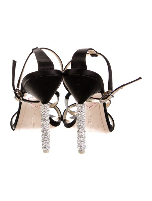 Sophia Webster Satin Crystal Embellishments Sandals
