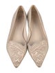 Sophia Webster Glitter Embroidered Accent Flats