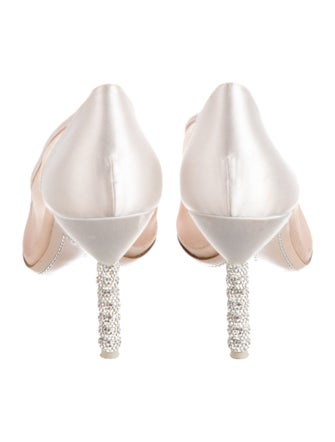 Sophia Webster Leather Crystal Embellishments Pumps