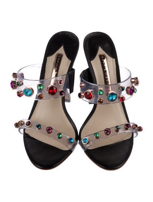 Sophia Webster PVC Crystal Embellishments Slides