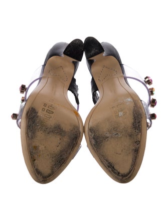 Sophia Webster PVC Crystal Embellishments Slides