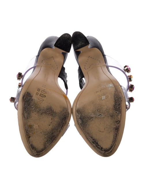 Sophia Webster PVC Crystal Embellishments Slides