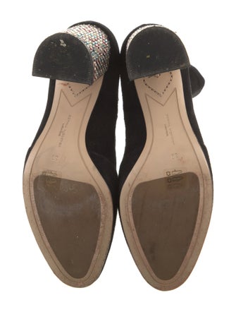 Sophia Webster Suede Crystal Embellishments Sock Boots