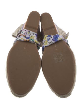 Sophia Webster Canvas Printed Slingback Pumps