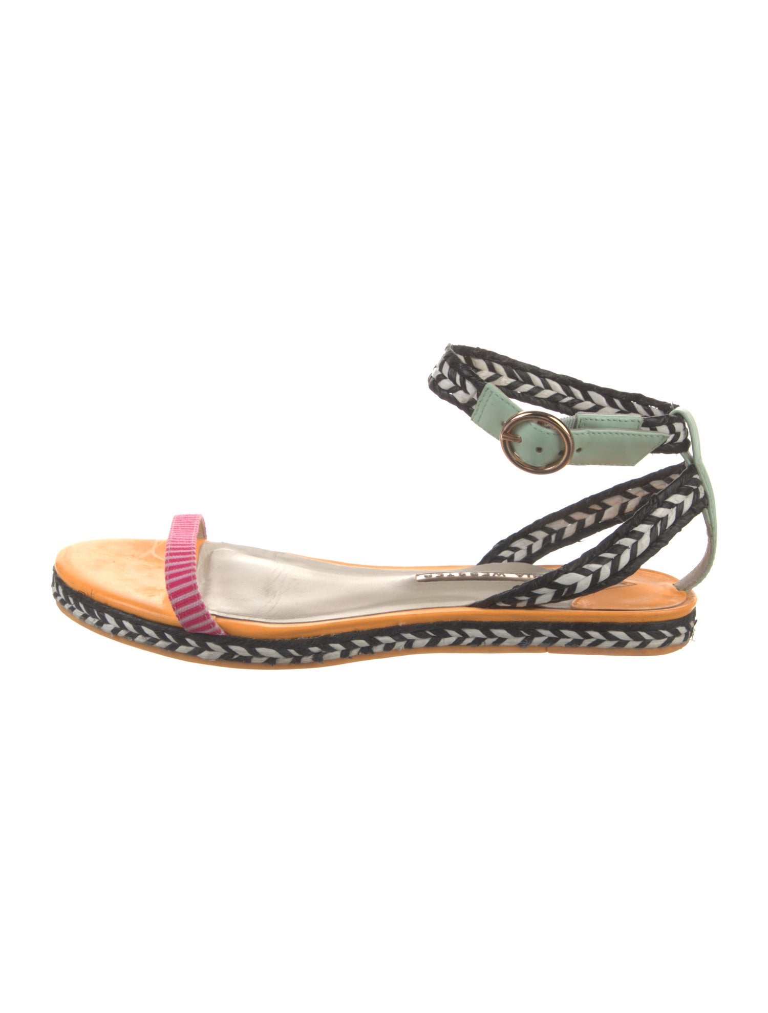 Sophia Webster Leather Printed Sandals