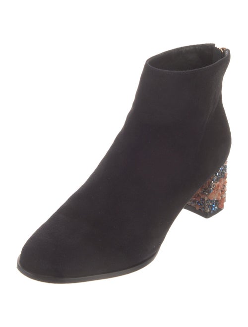 Sophia Webster Suede Crystal Embellishments Boots