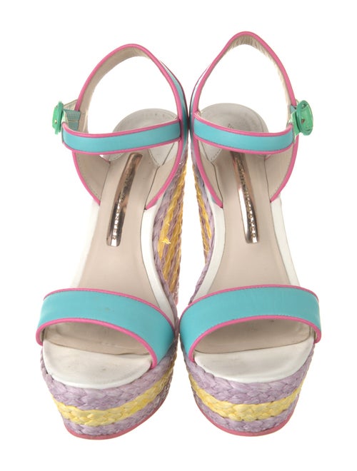 Sophia Webster Leather Printed Espadrilles