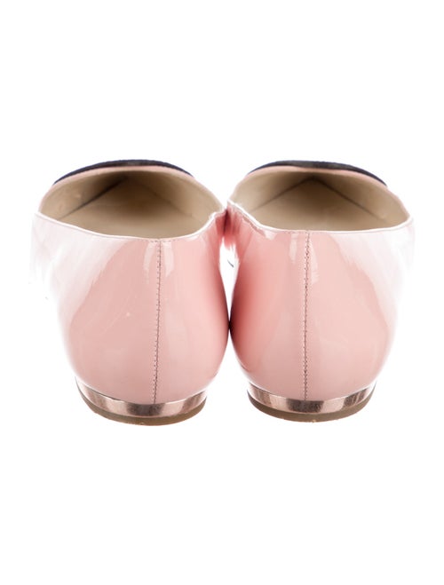 Sophia Webster Patent Leather Graphic Print Ballet Flats