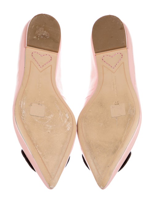 Sophia Webster Patent Leather Graphic Print Ballet Flats