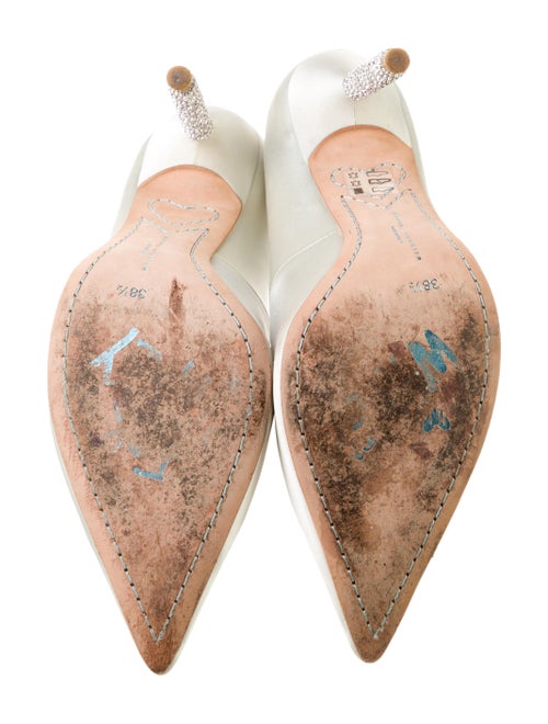 Sophia Webster Satin Crystal Embellishments Pumps