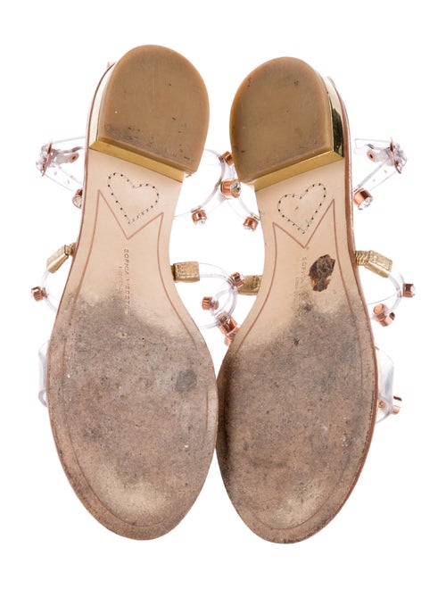 Sophia Webster PVC Crystal Embellishments Gladiator Sandals