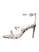 Sophia Webster Embossed Leather Animal Print Sandals