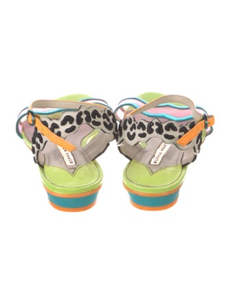Sophia Webster PVC Printed Sandals