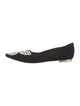 Sophia Webster Suede Embroidered Accent Ballet Flats