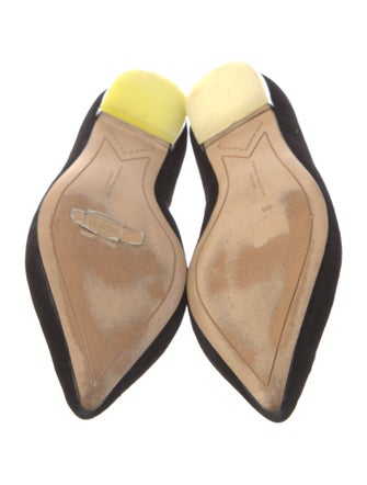 Sophia Webster Suede Embroidered Accent Ballet Flats