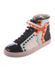 Sophia Webster Leather Printed Sneakers
