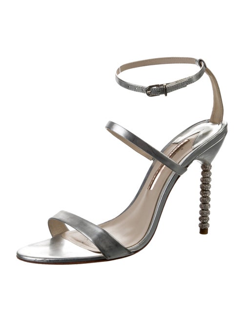 Sophia Webster Leather Crystal Embellishments Sandals