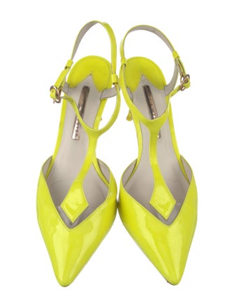 Sophia Webster Patent Leather T-Strap Pumps