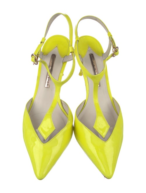 Sophia Webster Patent Leather T-Strap Pumps