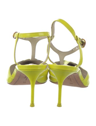 Sophia Webster Patent Leather T-Strap Pumps