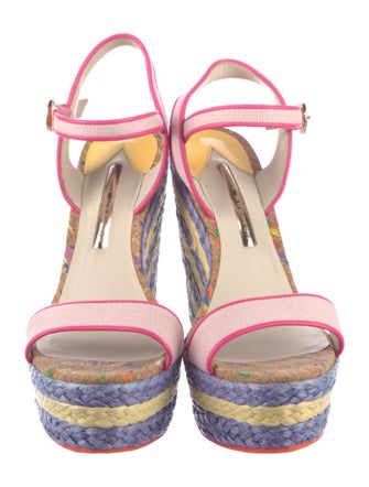 Sophia Webster Canvas Braided Accents Espadrilles