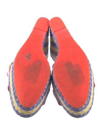 Sophia Webster Canvas Braided Accents Espadrilles