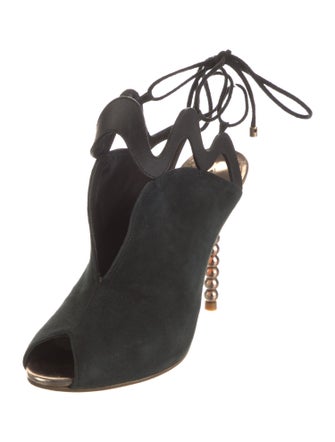 Sophia Webster Suede Mules